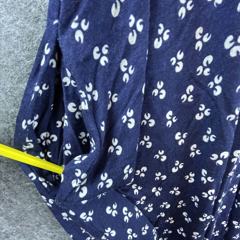 Urban Outfitters Dress Small Navy Lightweight Deep V Girly Simple Minimalist‎ - Picture 4 of 8